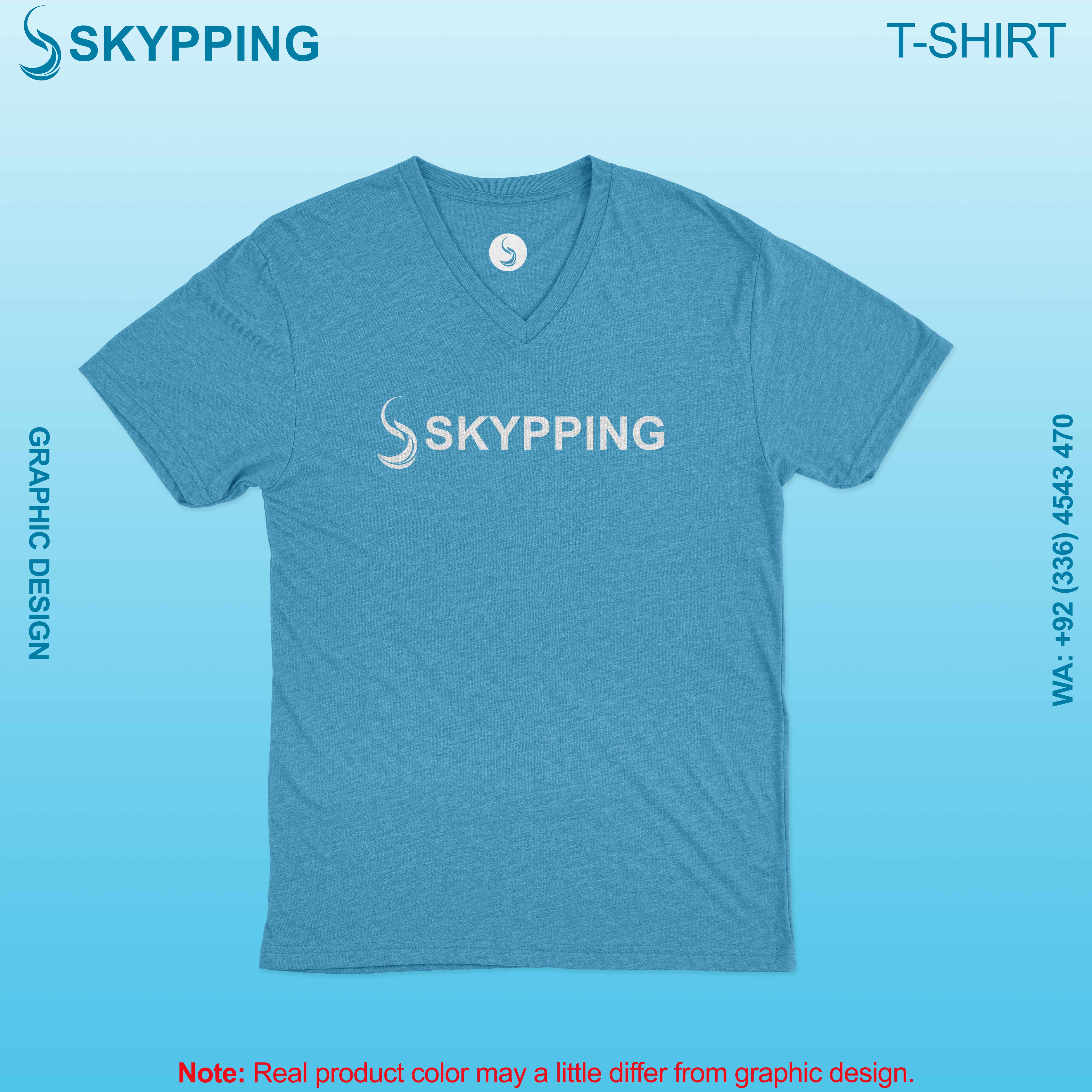 V-Neck Short set-in style sleeve t-shirt for men